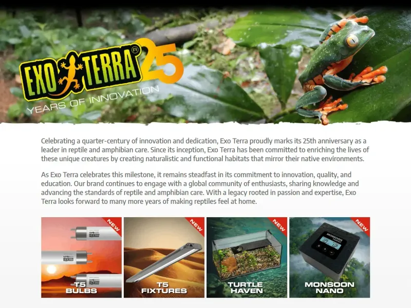 Exo Terra — Reptile & Terrarium Equipment