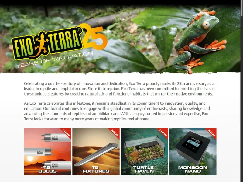 Exo Terra — Reptile & Terrarium Equipment