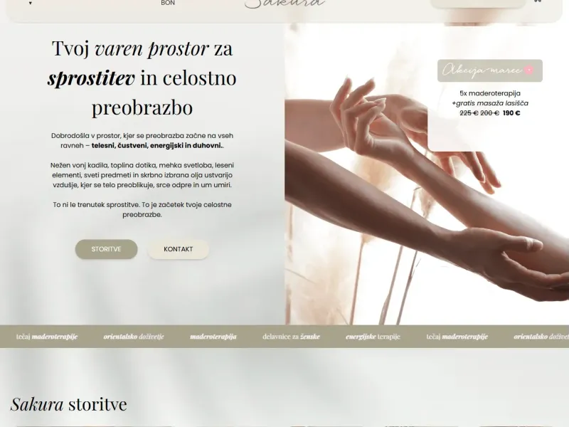 Sakura Studio — Wellness & Therapy
